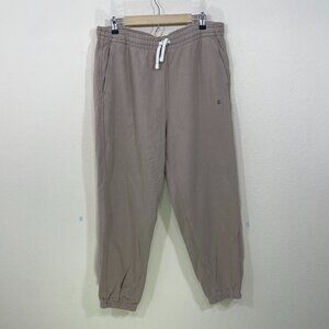 Everlane Sweatpants‎ Womens Large Organic Cotton Jogger 27" Inseam Tan